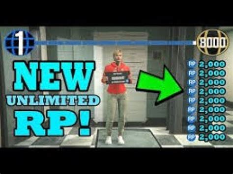 New Get High Level Fast On Gta Online Rp Glitch Unlimited Rp