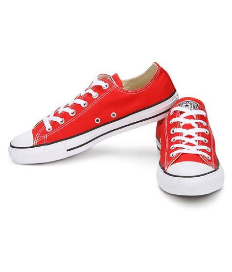 Converse Lifestyle Red Casual Shoes - Buy Converse Lifestyle Red Casual Shoes Online at Best ...