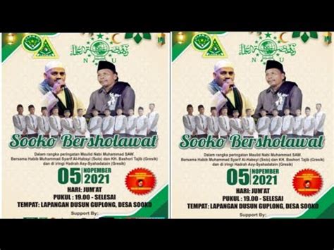 Sooko Wringinanom Gresik Bersholawat Bersama Habib Syarif Al Habsyi