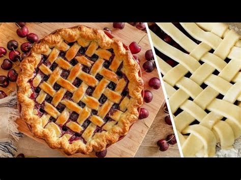 Вишневый ПЛЕТЁНЫЙ ПИРОГ 🍒 Черешневый пай из Твин Пикс | простой рецепт ...
