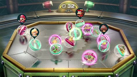 Super Mario Party Team Minigame Bumper Brawl YouTube