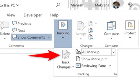 How To Turn Off Track Changes In Word