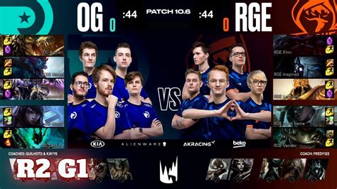 Origen Vs Rogue Game Round Playoffs S Lec Spring Og Vs