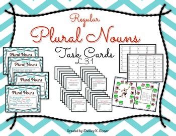 Regular Plural Noun Task Cards L 3 1b By Lolly S Locker TPT