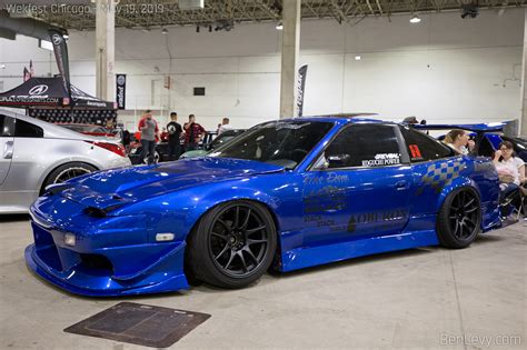 Blue Nissan 240sx Drift Car At Wekfest Chicago