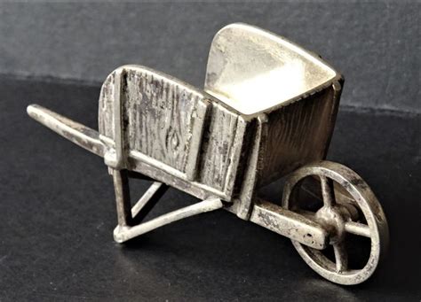 Miniature Wheelbarrow 1 925 Silver Italy Second Catawiki