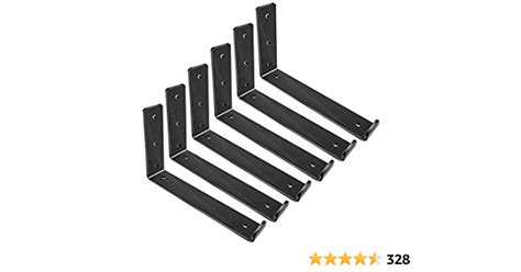 Shelf Brackets 5 5 X 4 Inch Heavy Duty Black Metal Floating Shelf