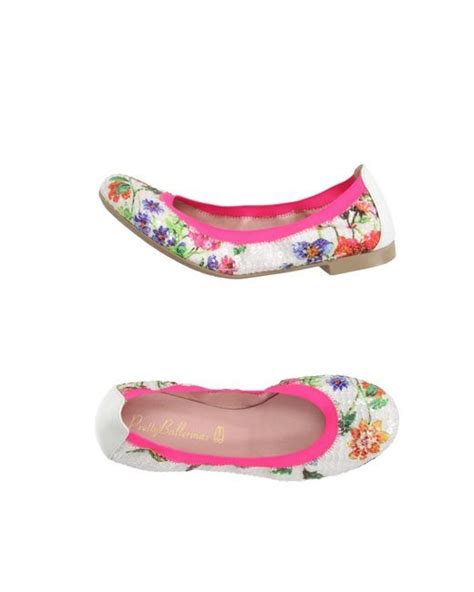 Pretty Ballerinas White Ballet Flats Lyst White Ballet Flats