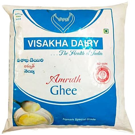 Buy Visakha Dairy Pure Ghee 500 Ml Pouch Online At The Best Price Of Rs