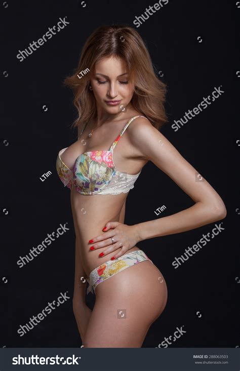 Sexy Beautiful Blonde Woman Perfect Body Stock Photo Shutterstock