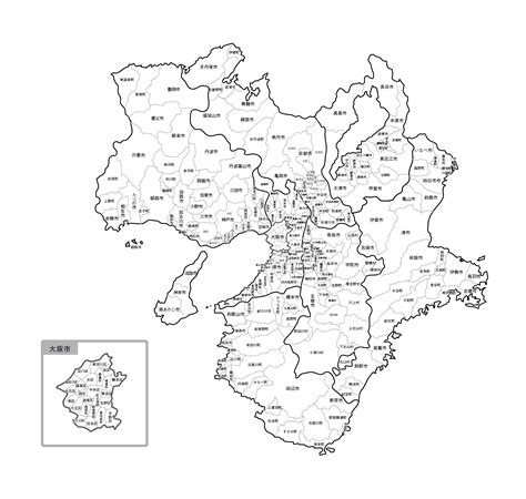 関西 地図 フリー 338664 関 地図 フリー素材