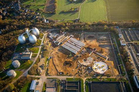 Duisburg Dinslaken Aus Der Vogelperspektive Baustelle Zum Umbau Der