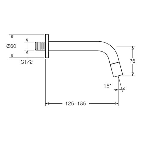 Hansa Nova Style Basin Fitting Chrome Reuter