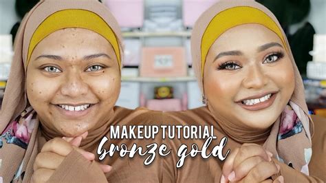 Bronze Gold Makeup Tutorial Youtube