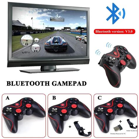 Terios T3 X3 Gamepad Sem Fio Joystick Bluetooth BT3 0 Controlador Para