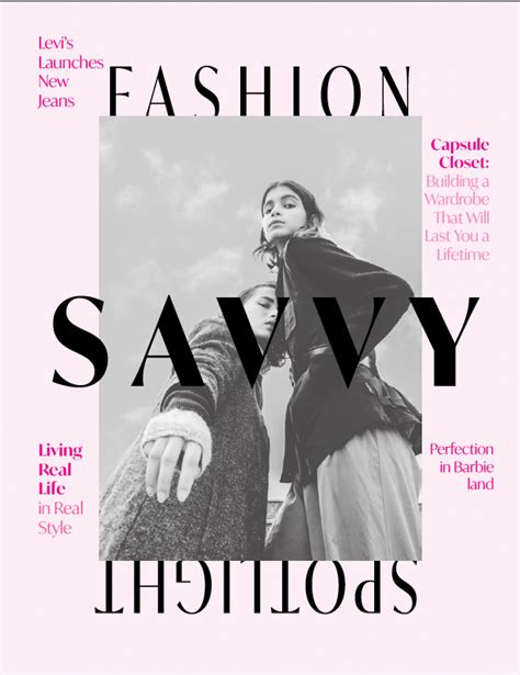 Fashion Savvy Spotlight Magazine :: Behance