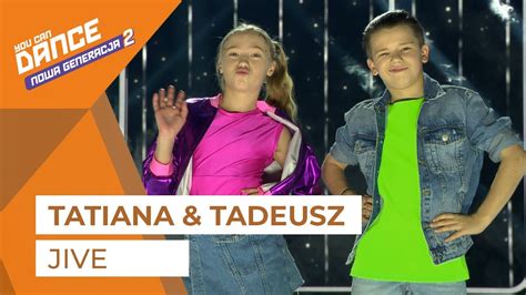 Tatiana Tadeusz Duety Jive You Can Dance Nowa Generacja