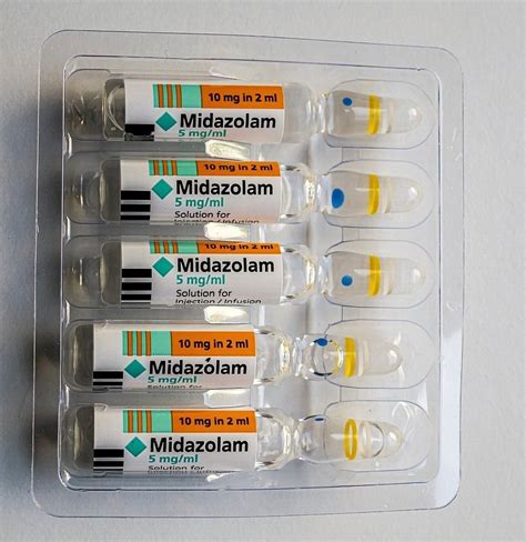 Midazolam Injection | Buy Midazolam 1 Mg/Ml Online | IzChem