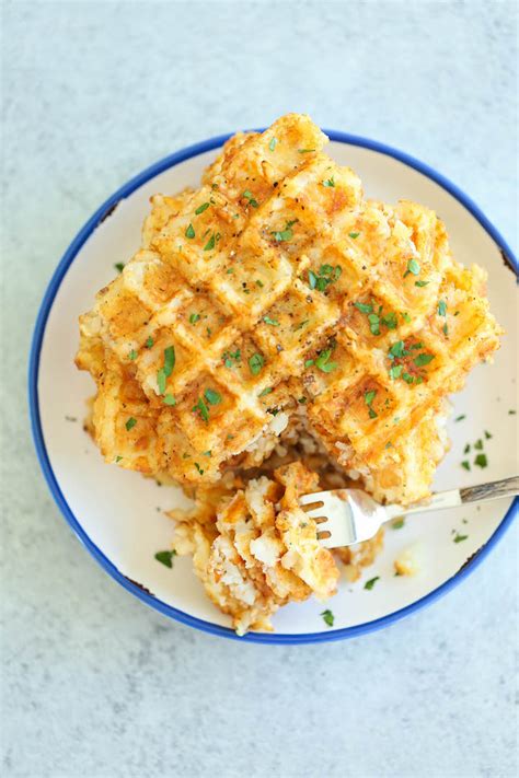 Tater Tot Waffles - Damn Delicious