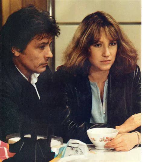 Coupure De Presse Photo Clipping Alain Delon Nathalie Baye Eur