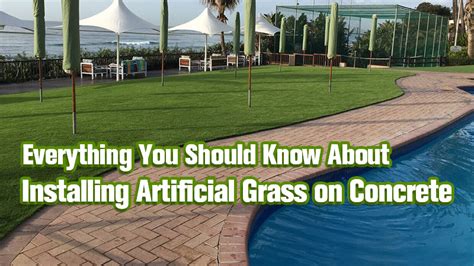 Everything You Should Know About Installing Artificial Grass On Concrete Ccgrass