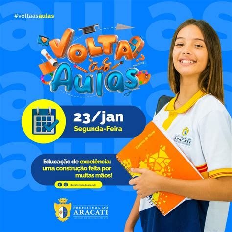 Volta às aulas municipais de Aracati acontece nesta segunda feira 23