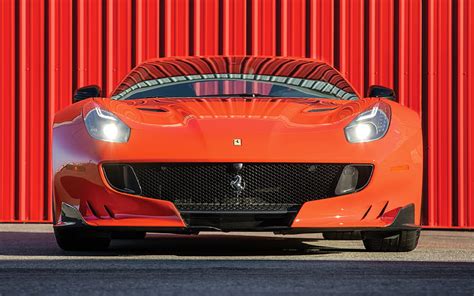 Ferrari F12 TDF 2018 Cars Front View Supercars Ferrari F12