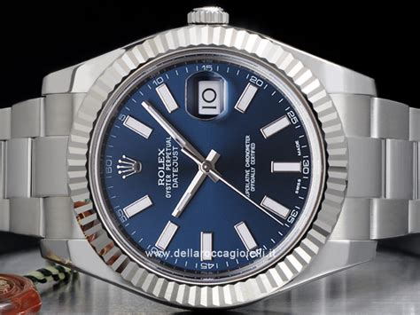 Rolex Datejust II 126334 Oyster Quadrante Blu Della Rocca Gioielli