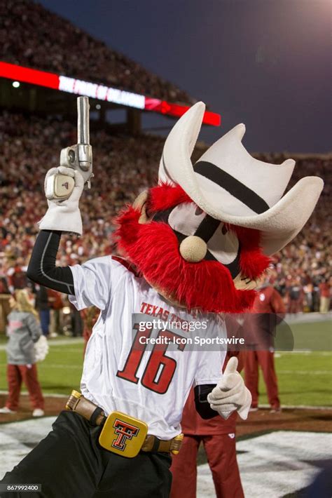 Texas Tech Red Raiders Mascot The Masked Rider during the Oklahoma