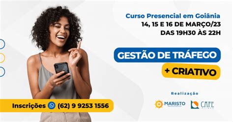 Curso Presencial Gestão de Tráfego Criativo em Goiânia Sympla