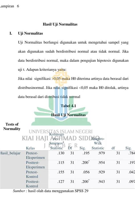 Pembahasan PENYAJIAN DATA DAN ANALISIS PENGARUH PENGGUNAAN METODE