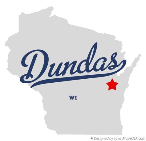 Map Of Dundas Wi Wisconsin