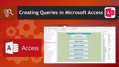 Creating Queries In Microsoft Access YouTube