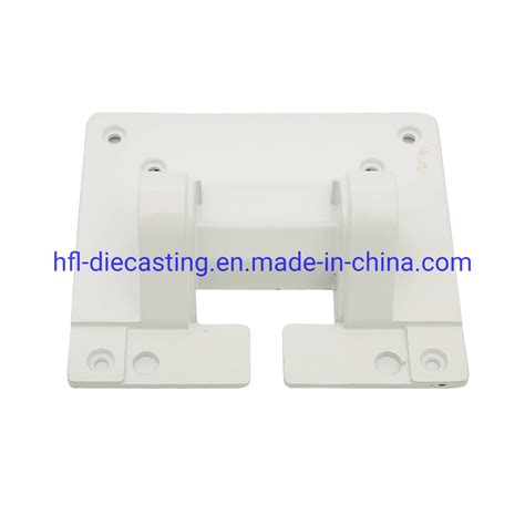 white color powder coating computer  cover front  die casting