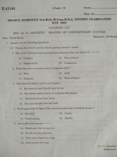 readings: Free English Literature Notes: Calicut University Second