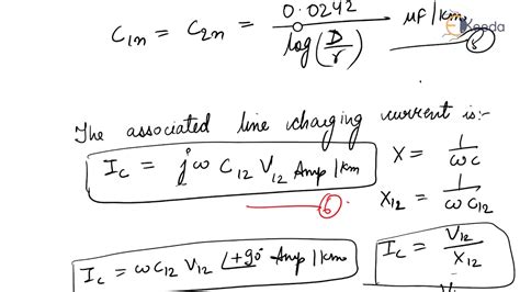 Capacitance Of Transmission Line Numerical 3 Youtube