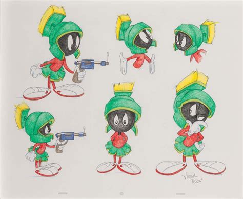 Marvin The Martian Sketch At PaintingValley Explore Collection Of