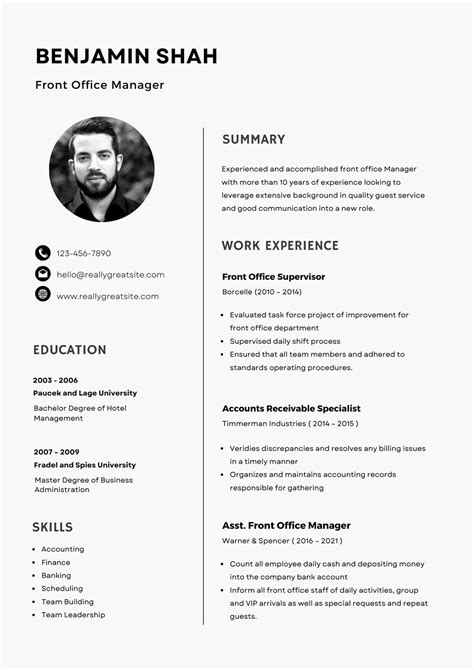 Free Printable Resume Templates You Can Customize Canva Off