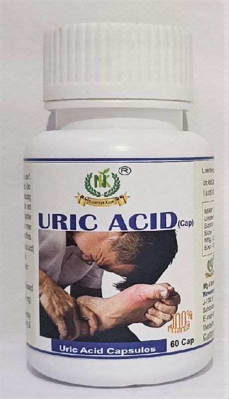 Uric Acid Capsule For Personal Certification Gmp Certified At Rs