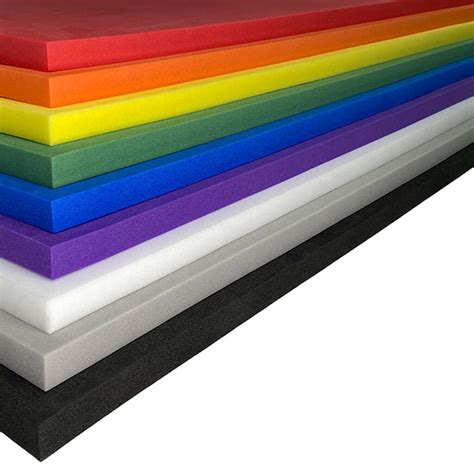 Coloured Plastazote LD33 Packaging Foam Sheets