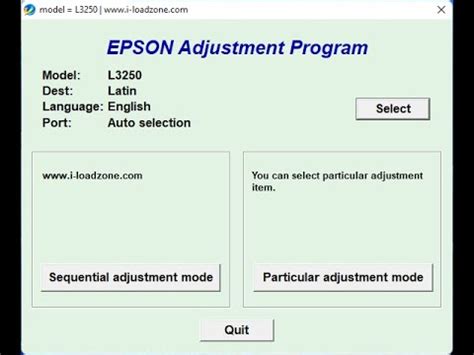 How To Reset Epson L3250 Using Resetter Adjustment Program