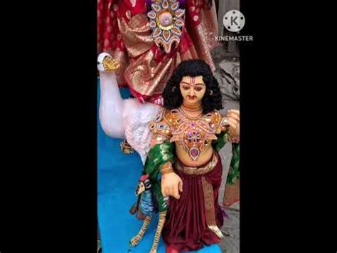 Burga Thakur Crafted By Rakhal Paul Durga Puja Festival Kumartuli