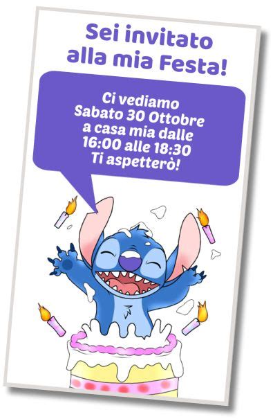 Migliori Invito Lilo Stitch Whatsapp Digital