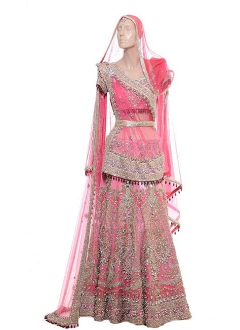 Embroidered Bridal Lehengas In Lucknow कढ़ाई वाला दुल्हन का लेहंगा