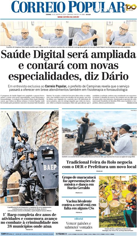 Correio Popular Jan Jornais E Revistas Sapo Pt Ltima