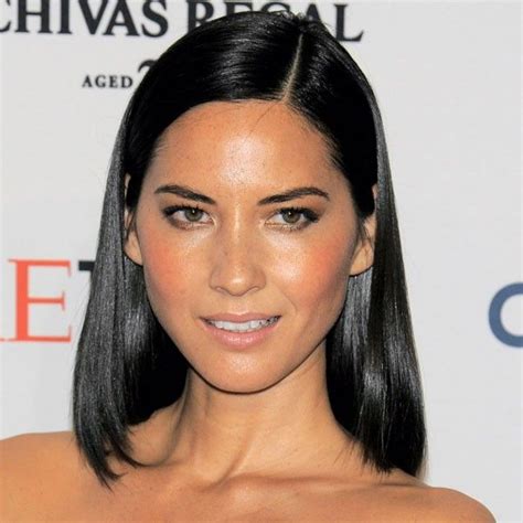 Olivia Munn Hair And Makeup Lob Haircut With Bangs Haircuts For