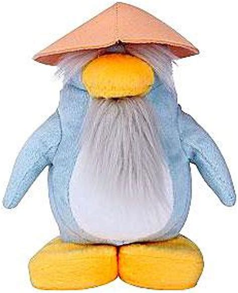 Club Penguin Series 4 Sensei 65 Plush Figure Version 1 Jakks Pacific