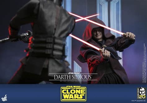 Darth Sidious Star Wars The Clone Wars Hot Toys TMS Scale Figure