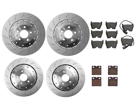 Audi Brake Pad And Rotor Kit Front And Rear Mm Mm D