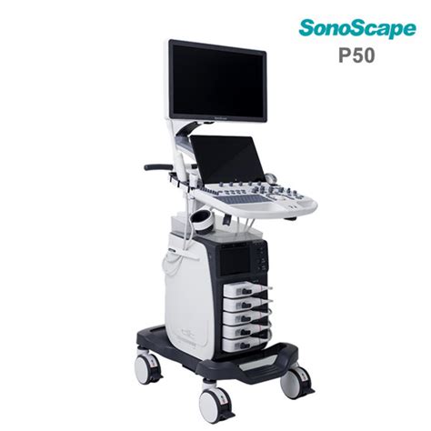 Color Doppler Trolley 4d Ultrasound SonoScape P50